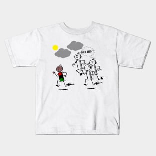 Run and Go Get Him Kids T-Shirt